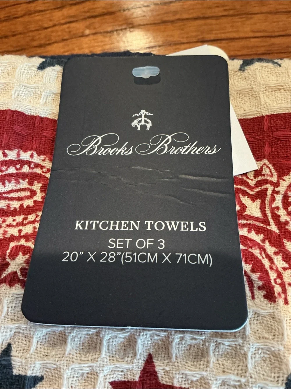 Brooks Brothers Patriotic Kitchen Towels - Set of 3